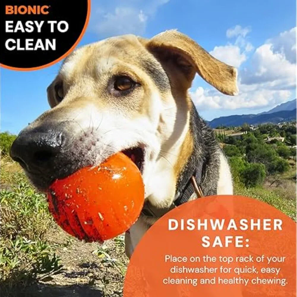 Bionic by Outward Hound Tough Dog‎ Ball | 2-Pack | Size Medium | NWT
